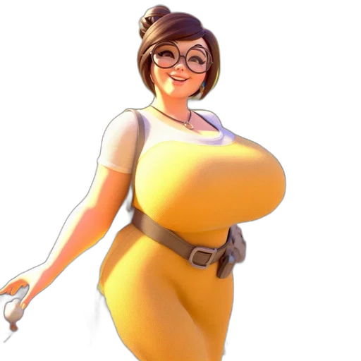 dress, staff, robot, weapon transparent PNG cut-out