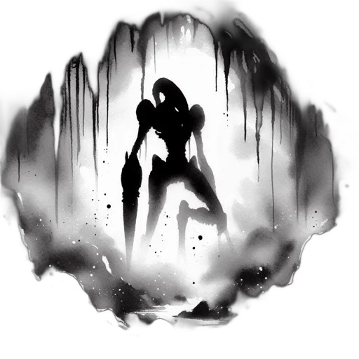 robot, creature, mask, weapon transparent PNG cut-out