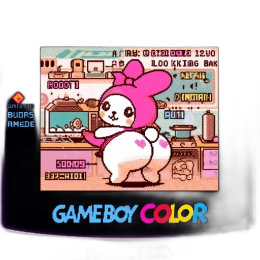 pixel art, concept art, 3d render, vaporwave transparent PNG cut-out