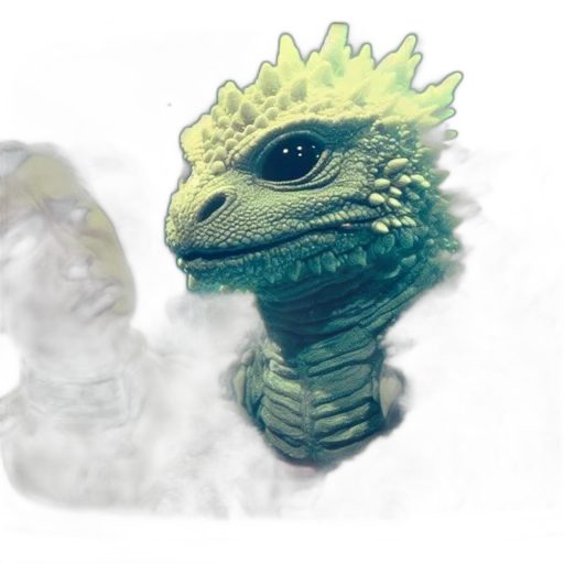 dragon, creature, mask, concept art transparent PNG cut-out