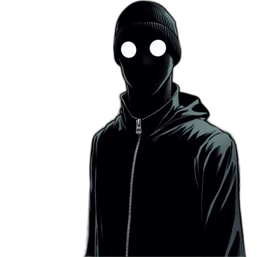 mask, jacket, face, staff transparent PNG cut-out