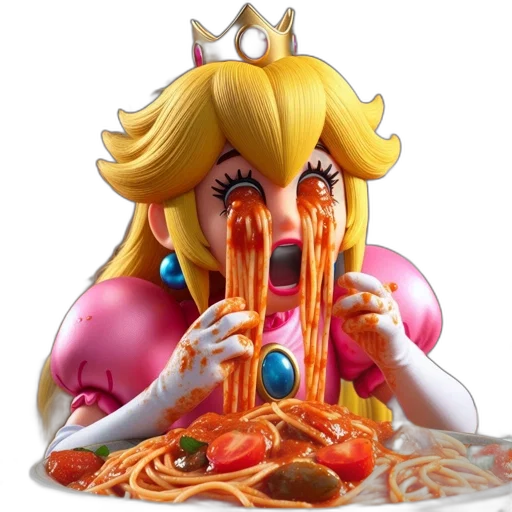 food, crown, face, dress transparent PNG cut-out