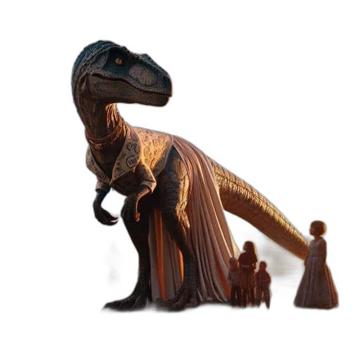 dragon, creature, animal, staff transparent PNG cut-out