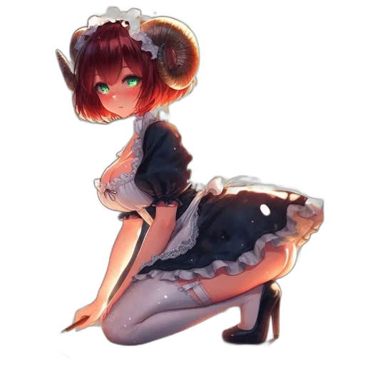 dress, staff, robot, creature transparent PNG cut-out