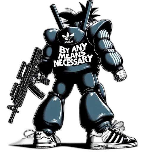 robot, weapon, comic book art, cartoon transparent PNG cut-out