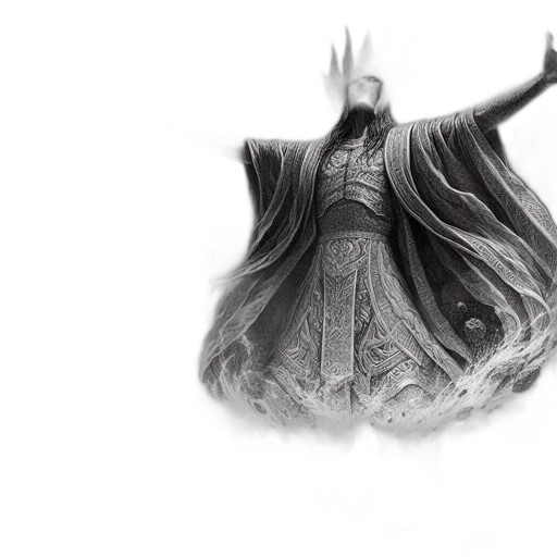 dragon, dress, creature, crown transparent PNG cut-out