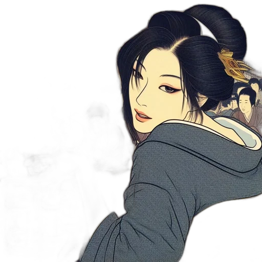 fantasy art, concept art, anime, photorealistic transparent PNG cut-out