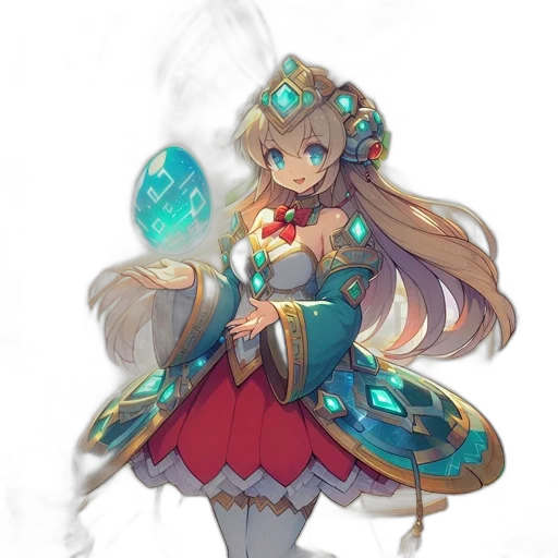 staff, crown, dress, weapon transparent PNG cut-out