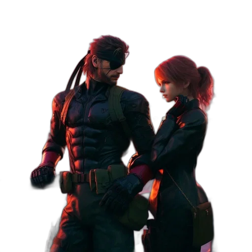 jacket, weapon, concept art, cyberpunk transparent PNG cut-out
