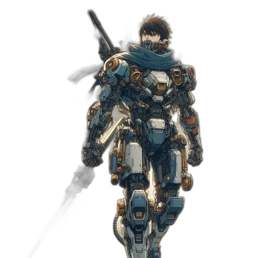 robot, weapon, sword, concept art transparent PNG cut-out