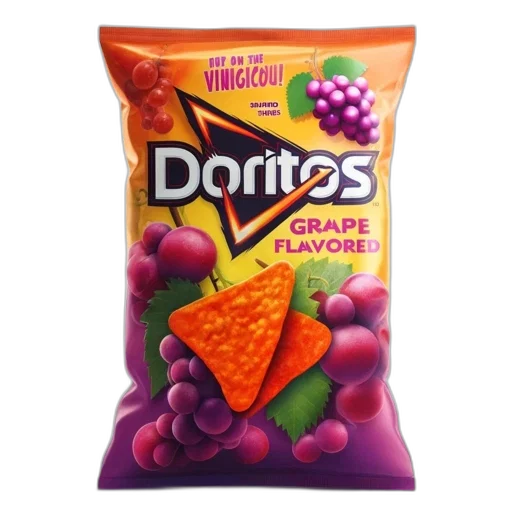 food, weapon, vaporwave, photorealistic transparent PNG cut-out