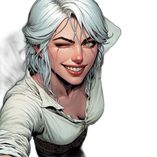 face, staff, comic book art, concept art transparent PNG cut-out