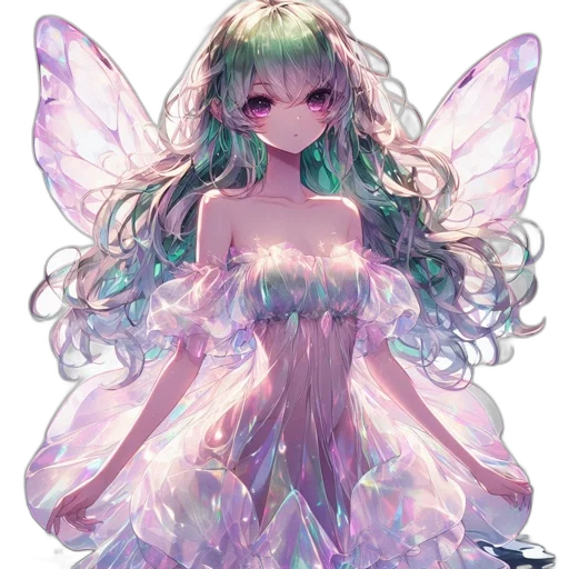 dress, creature, dragon, fantasy art transparent PNG cut-out