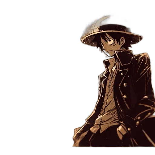 hat, jacket, staff, concept art transparent PNG cut-out