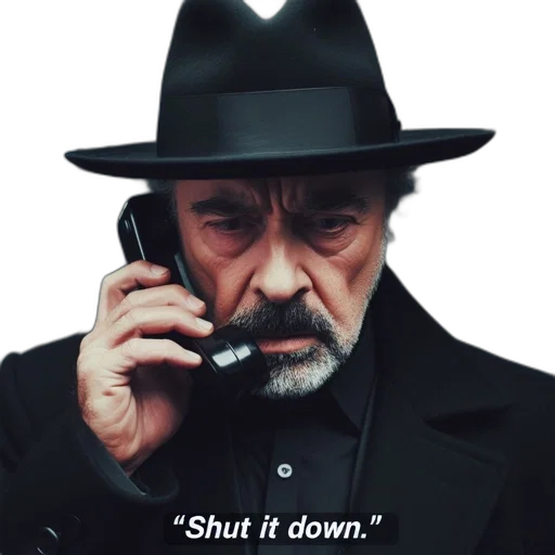 hat, face, staff, robot transparent PNG cut-out
