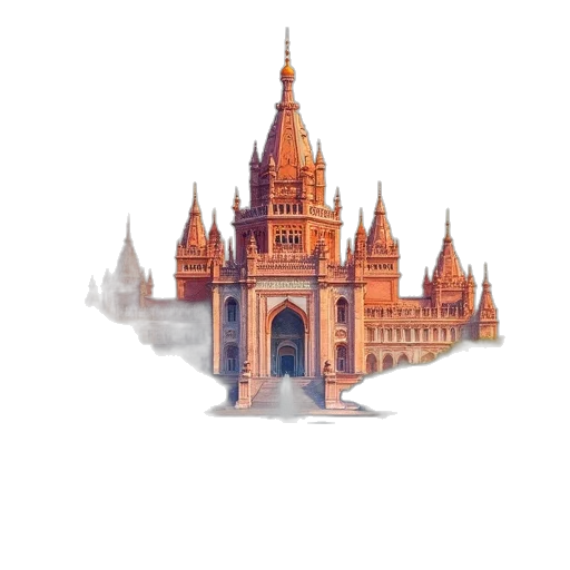 building, crown, staff, pixel art transparent PNG cut-out