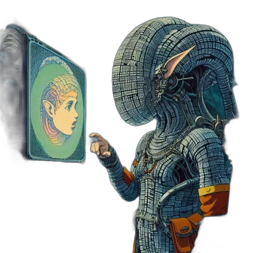 mask, creature, robot, face transparent PNG cut-out