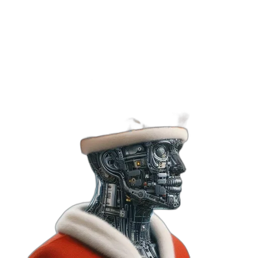 robot, mask, face, crown transparent PNG cut-out