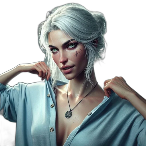 jewelry, face, staff, jacket transparent PNG cut-out