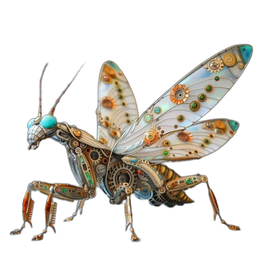 animal, creature, robot, jewelry transparent PNG cut-out