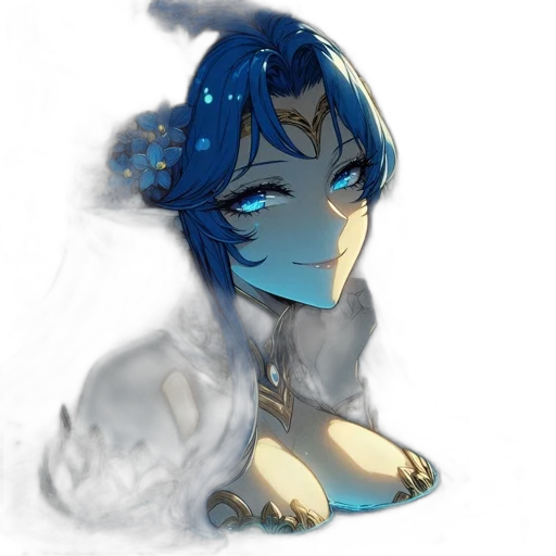 mask, crown, staff, creature transparent PNG cut-out