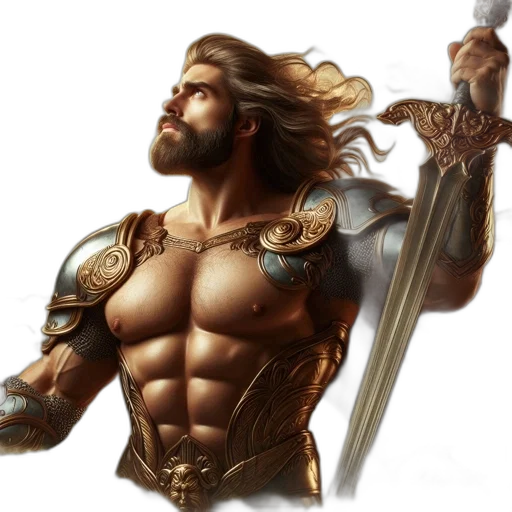 sword, fantasy art, concept art, photorealistic transparent PNG cut-out