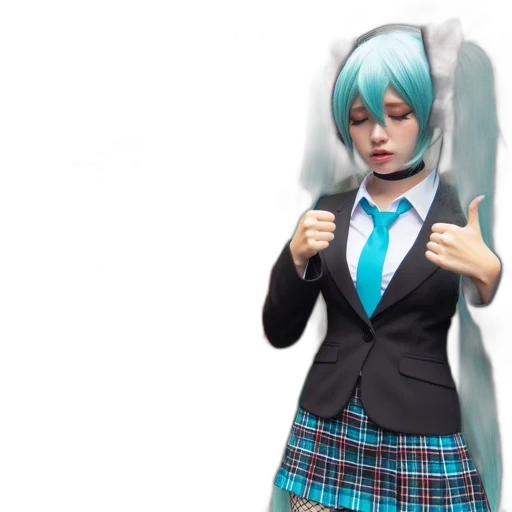 jacket, robot, weapon, staff transparent PNG cut-out