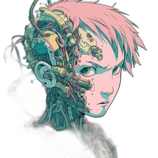 robot, mask, creature, face transparent PNG cut-out