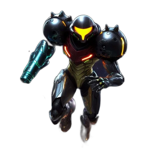 robot, weapon, creature, mask transparent PNG cut-out