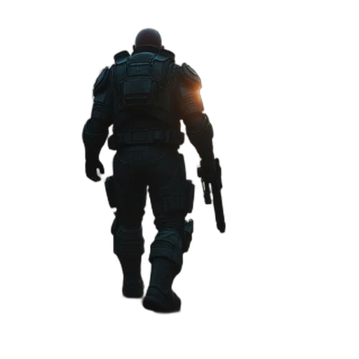 weapon, robot, creature, staff transparent PNG cut-out