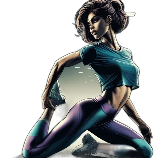 comic book art, concept art, fantasy art, cartoon transparent PNG cut-out
