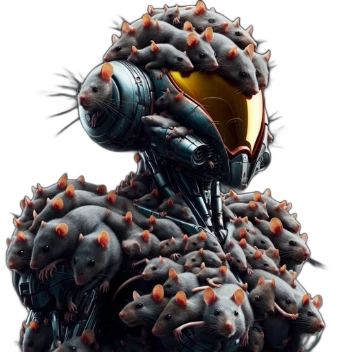 robot, creature, animal, concept art transparent PNG cut-out