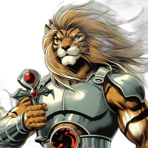 comic book art, concept art, fantasy art, regal transparent PNG cut-out