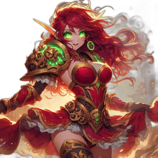 fantasy art, concept art, anime, comic book art transparent PNG cut-out