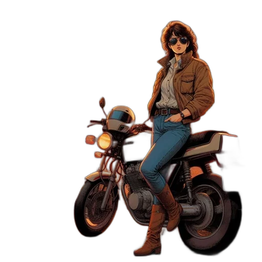 jacket, concept art, comic book art, photorealistic transparent PNG cut-out