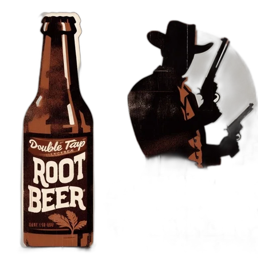 bottle, hat, crown, 3d render transparent PNG cut-out