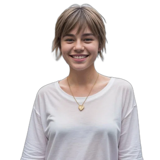 jewelry, face, staff, jacket transparent PNG cut-out