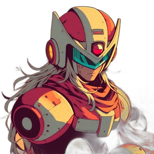 robot, mask, concept art, comic book art transparent PNG cut-out
