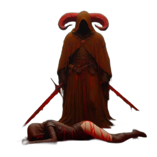 staff, creature, animal, sword transparent PNG cut-out