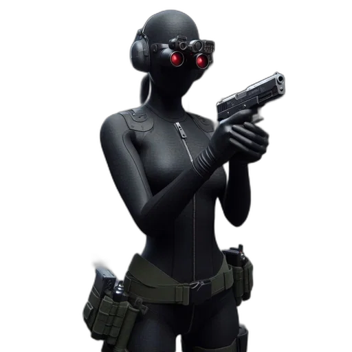 weapon, mask, robot, face transparent PNG cut-out