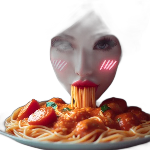 food, face, creature, robot transparent PNG cut-out