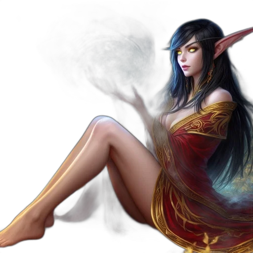 dragon, dress, fantasy art, concept art transparent PNG cut-out
