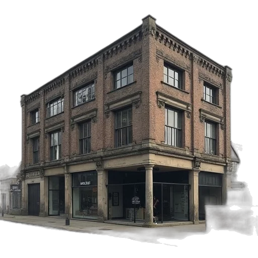 building, furniture, 3d render, photorealistic transparent PNG cut-out