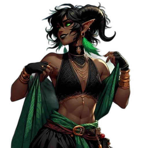 mask, dragon, staff, jewelry transparent PNG cut-out
