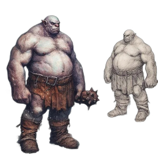 creature, concept art, fantasy art, comic book art transparent PNG cut-out