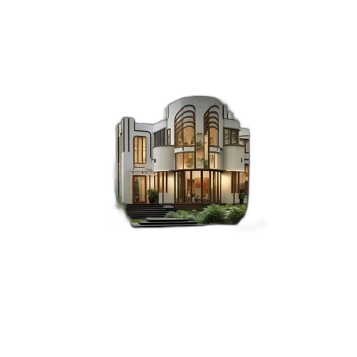 building, furniture, 3d render, photorealistic transparent PNG cut-out