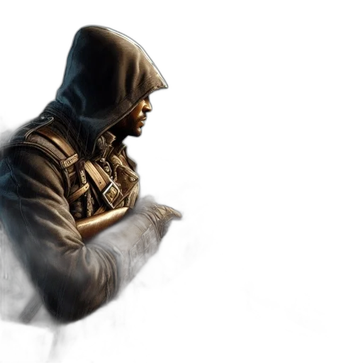 jacket, weapon, sword, concept art transparent PNG cut-out