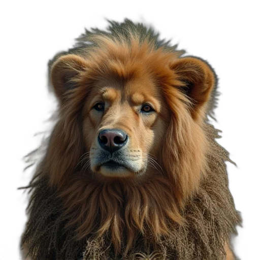 animal, crown, hair, creature transparent PNG cut-out