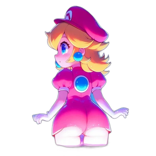 dress, robot, staff, crown transparent PNG cut-out