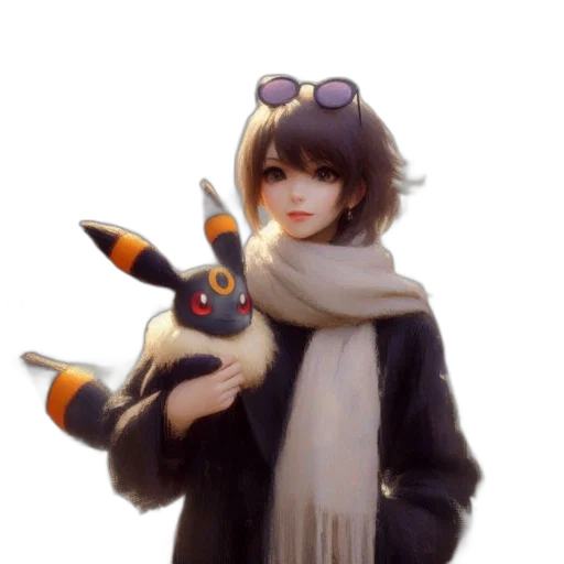 staff, creature, animal, hat transparent PNG cut-out